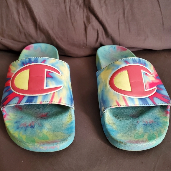 *2-for-$10* Champion tie dye slides - Picture 3 of 4